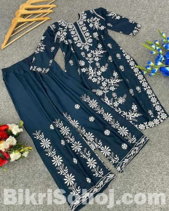 PAKISTANI INSPIRED CHIKENKARI TWO PIECE